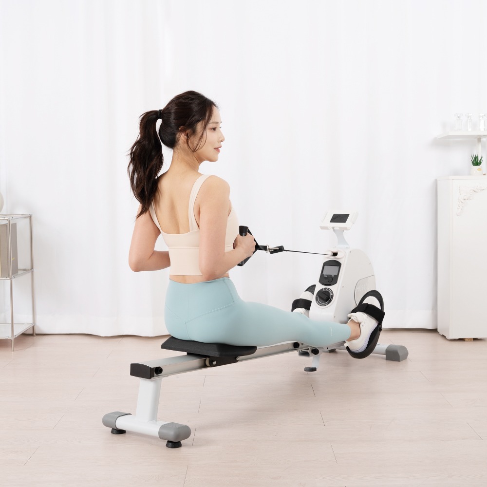 머슬피크 로잉머신 마그네틱 가정용 노젓기 유산소 전신 홈트레이닝 운동 기구
