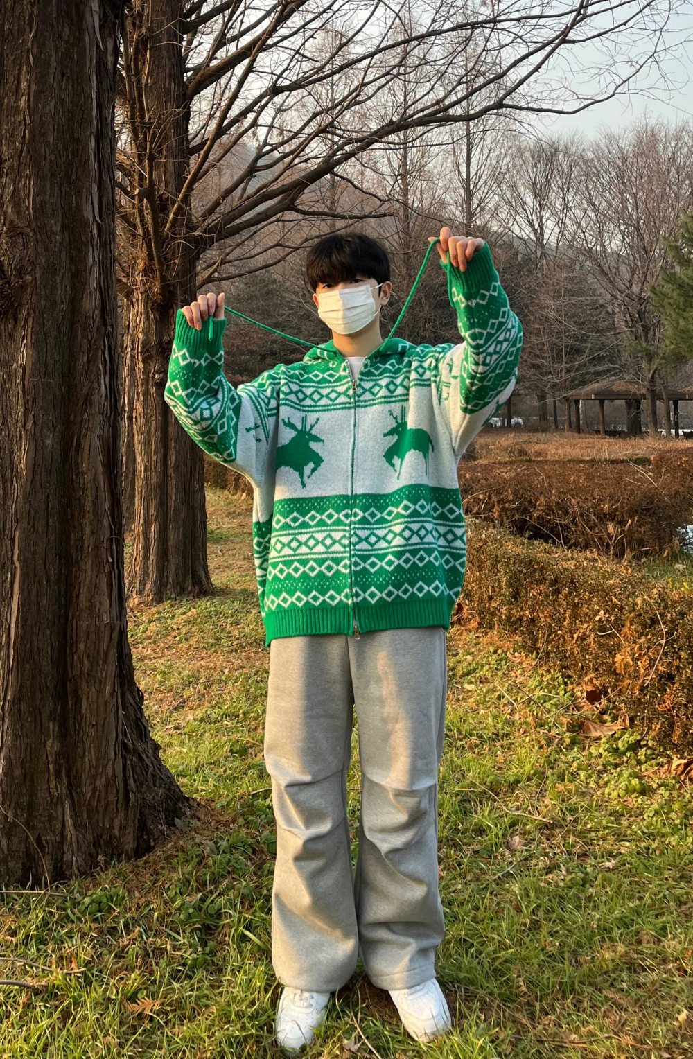 재킷 모델 착용 이미지-S47L77