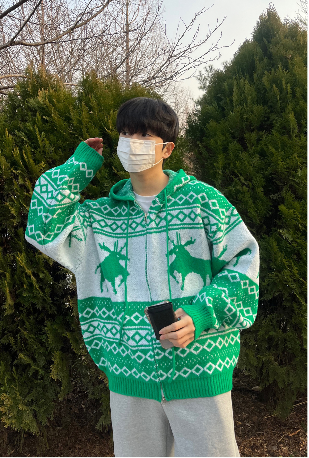 재킷 모델 착용 이미지-S47L72