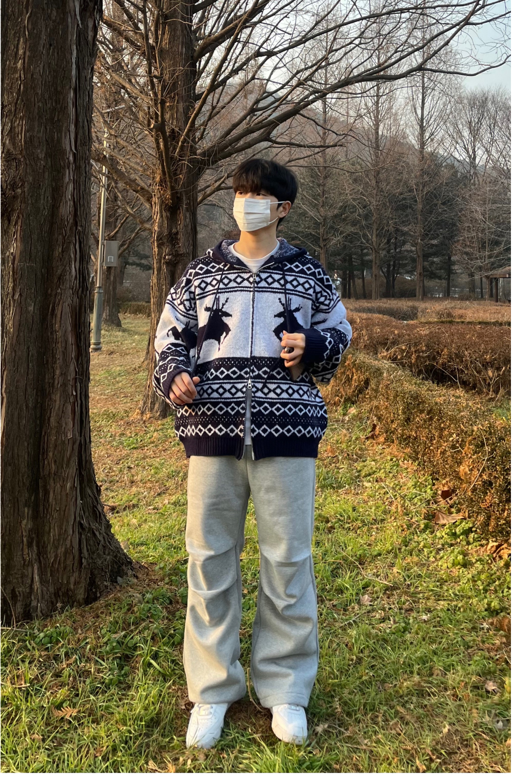 재킷 모델 착용 이미지-S35L75