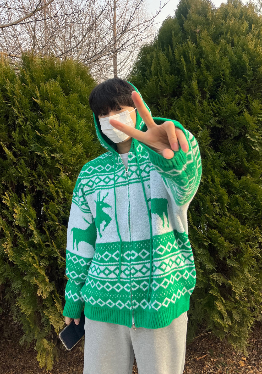 재킷 모델 착용 이미지-S26L77