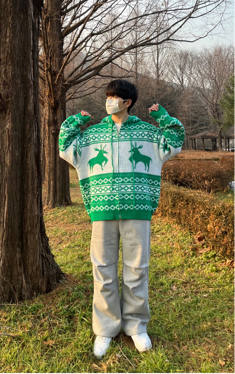 재킷 모델 착용 이미지-S35L71