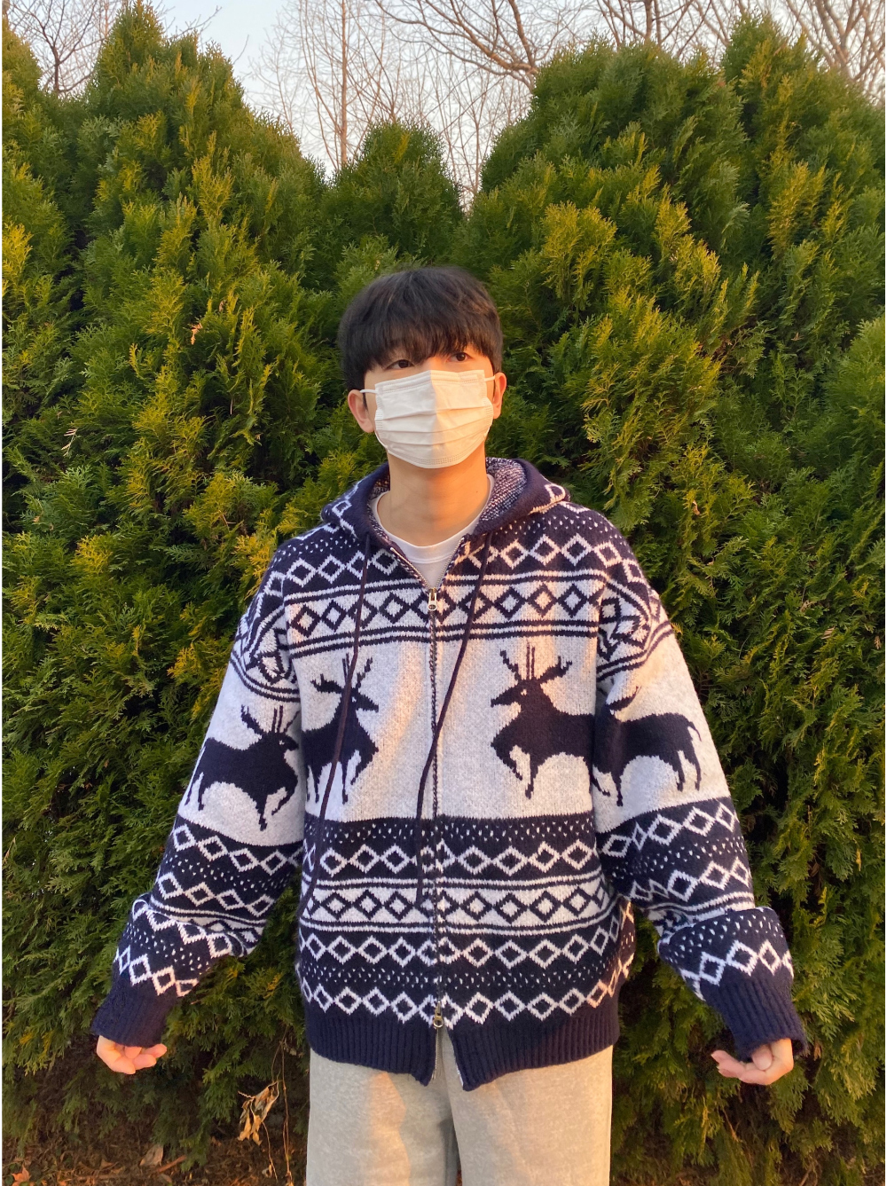 재킷 모델 착용 이미지-S35L72