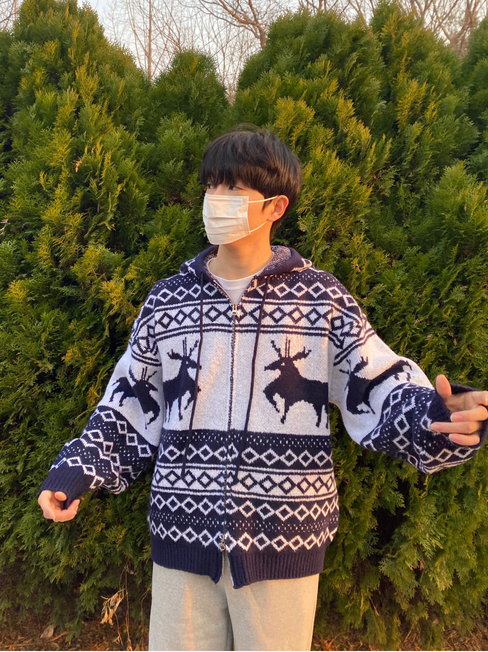 재킷 모델 착용 이미지-S39L73