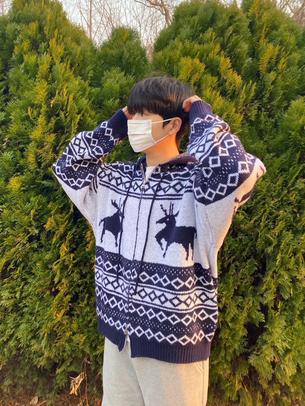 재킷 모델 착용 이미지-S78L3