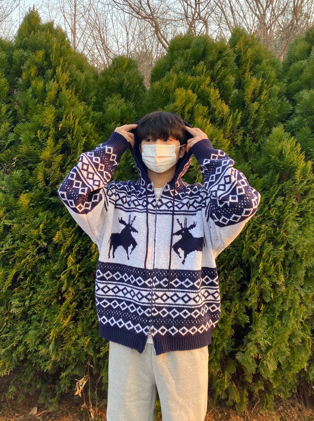 재킷 모델 착용 이미지-S41L12