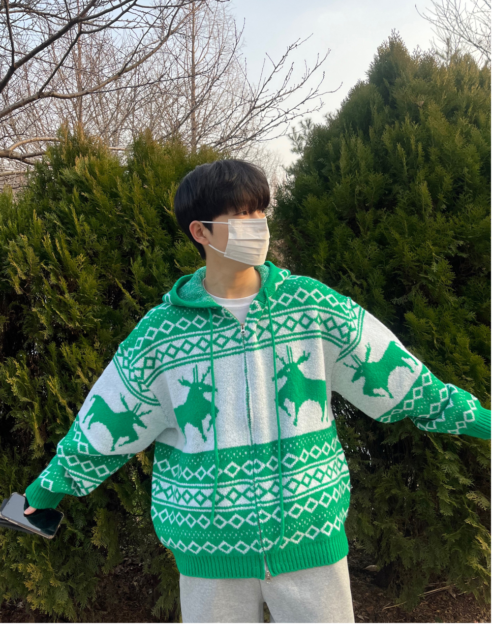 재킷 모델 착용 이미지-S26L19