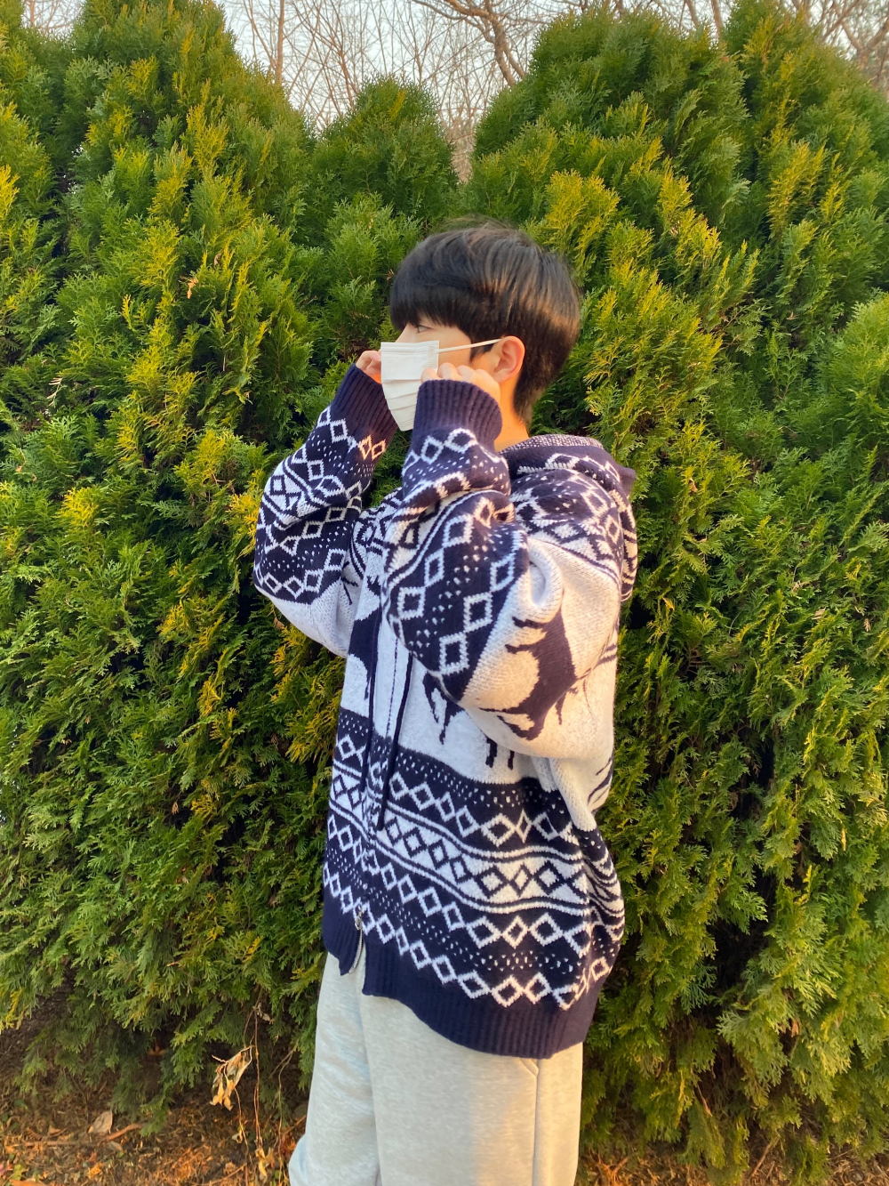 재킷 모델 착용 이미지-S78L2