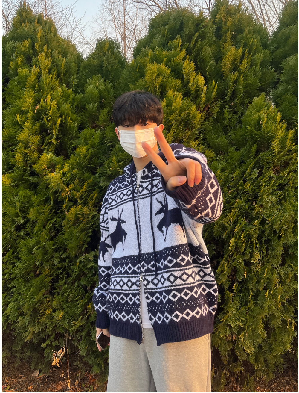 재킷 모델 착용 이미지-S26L74