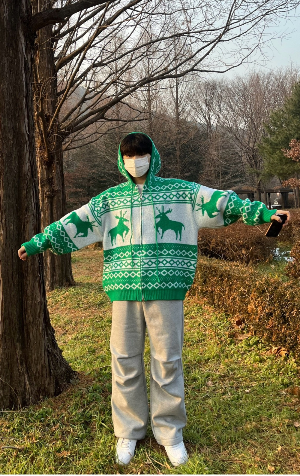 재킷 모델 착용 이미지-S41L9