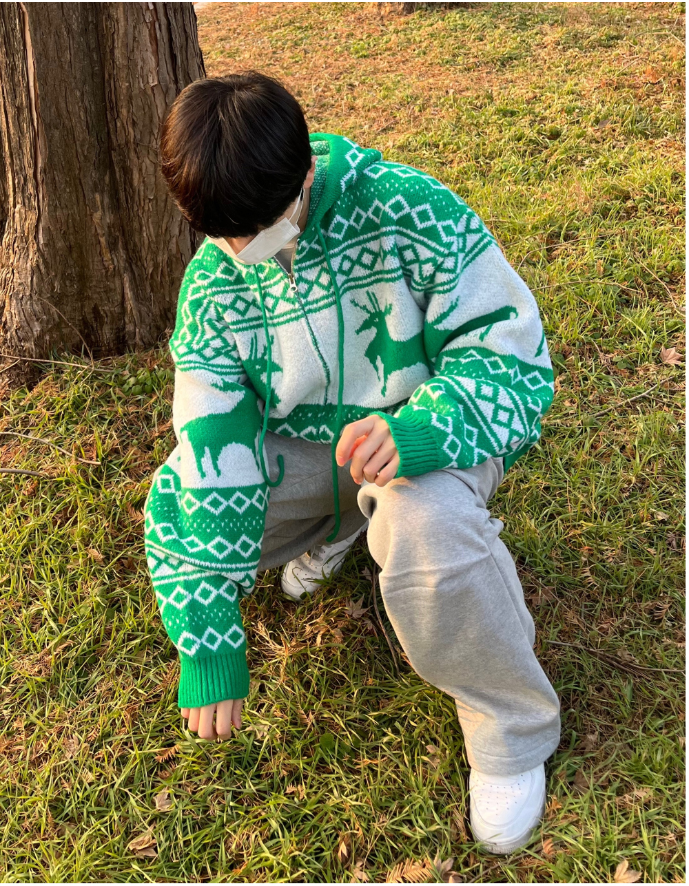 재킷 모델 착용 이미지-S47L71