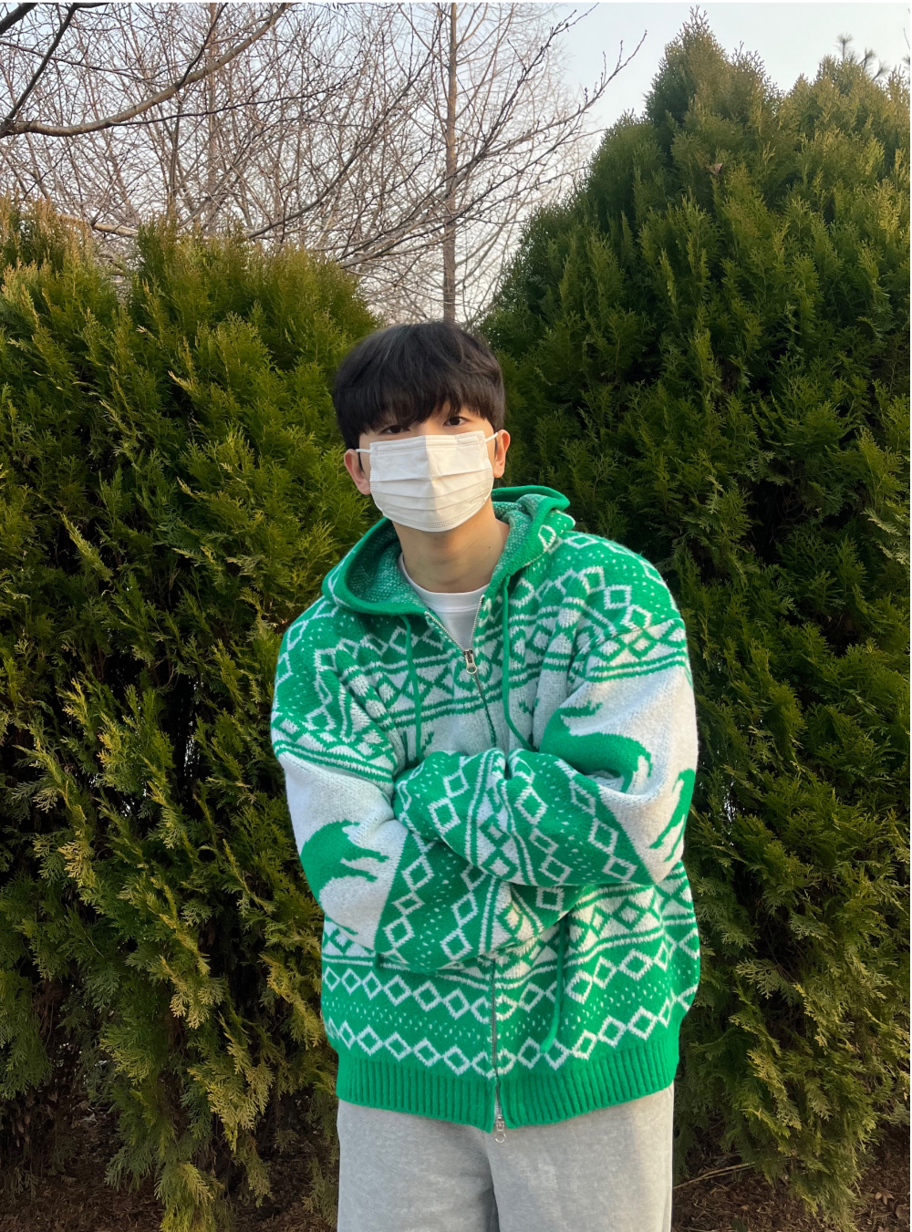 재킷 모델 착용 이미지-S26L21