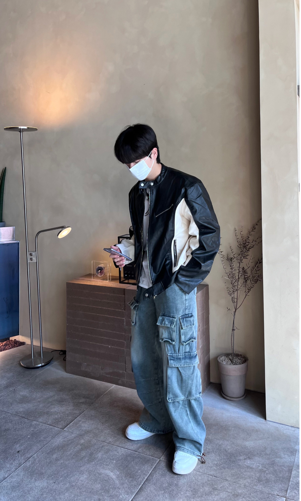 재킷 모델 착용 이미지-S47L71