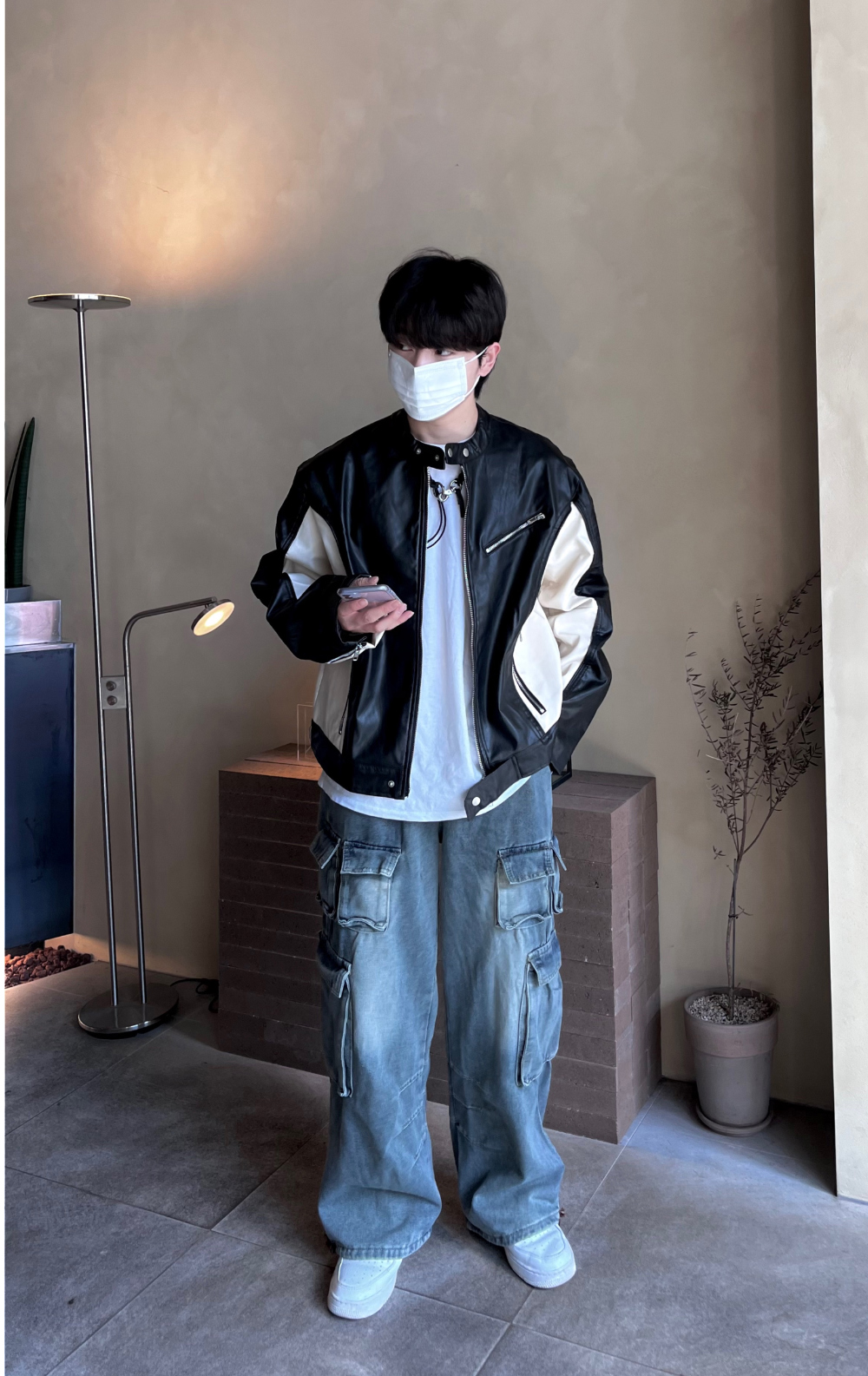 재킷 모델 착용 이미지-S26L24