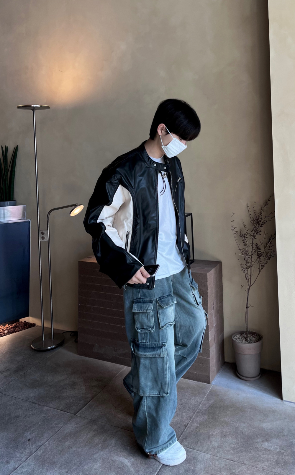 재킷 모델 착용 이미지-S26L77