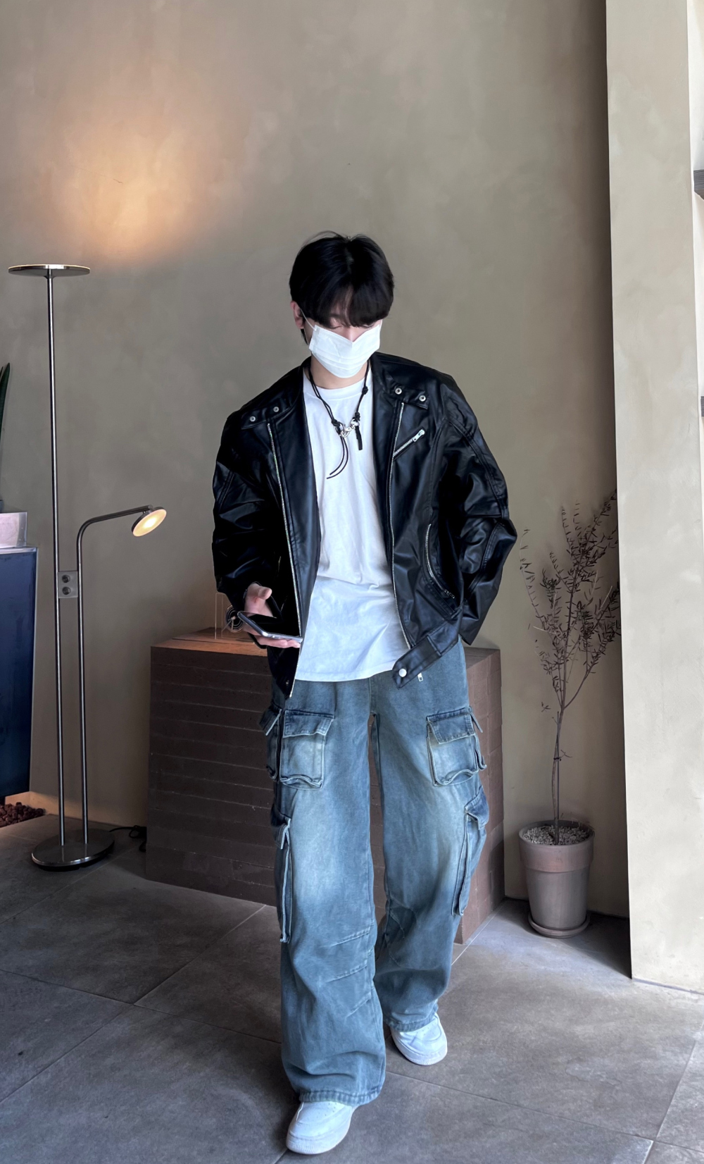 재킷 모델 착용 이미지-S51L75