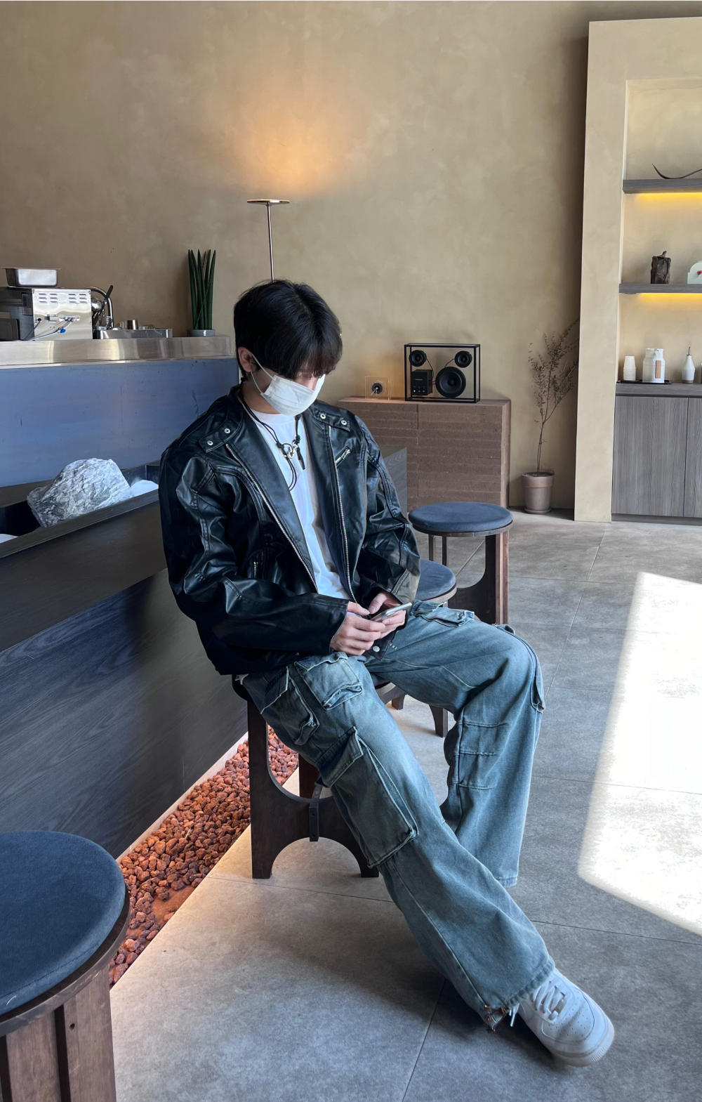 재킷 모델 착용 이미지-S47L70