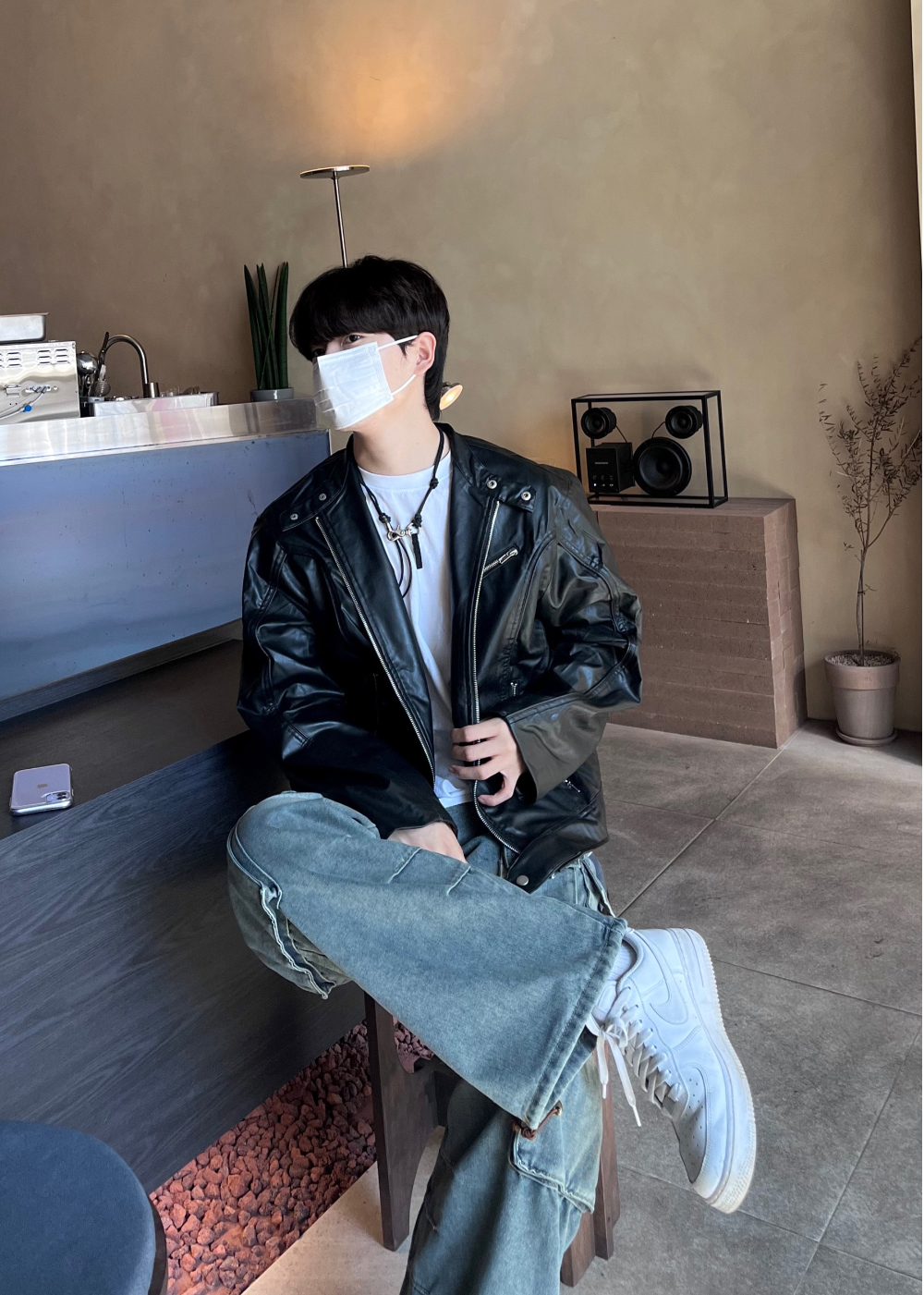 재킷 모델 착용 이미지-S26L18