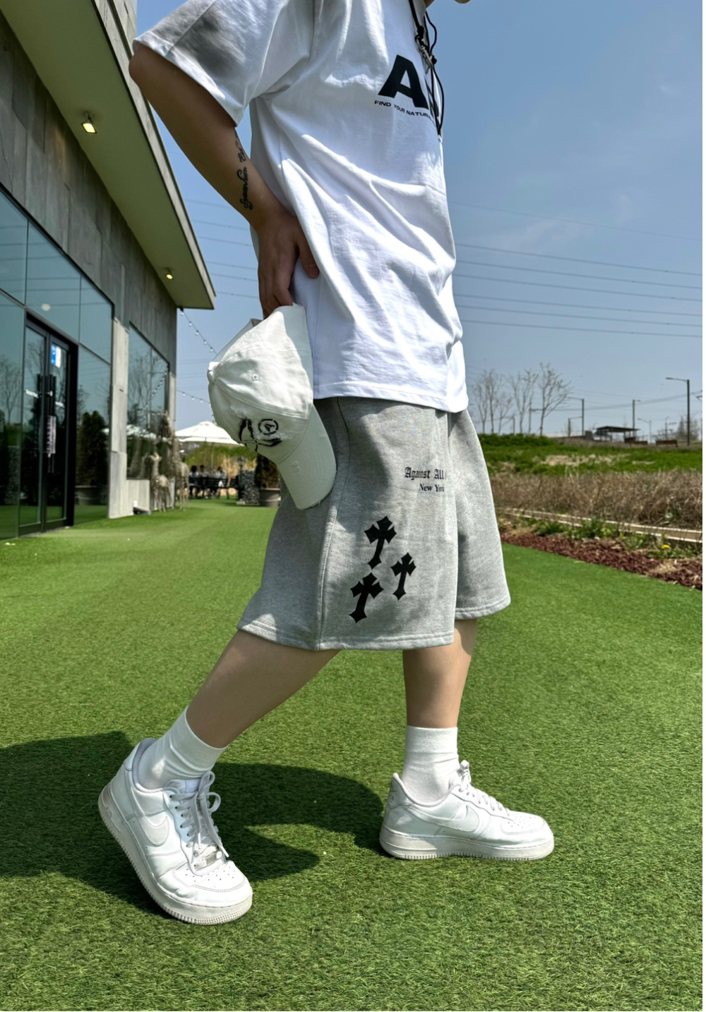 반바지 모델 착용 이미지-S39L72