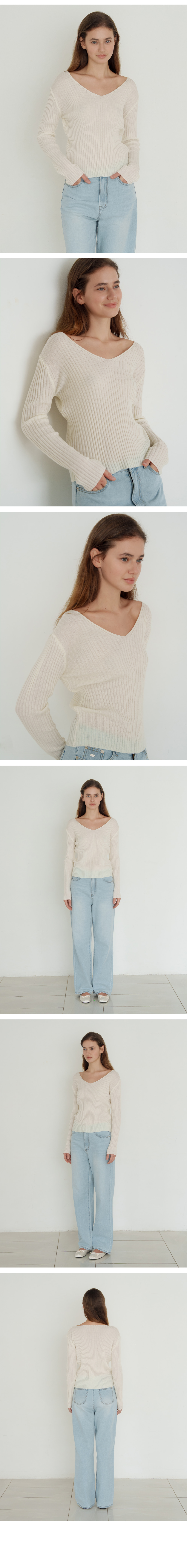 레테라(LETTERA) Balance Two-Way Rib Knit - 사이즈 & 후기 | 무신사