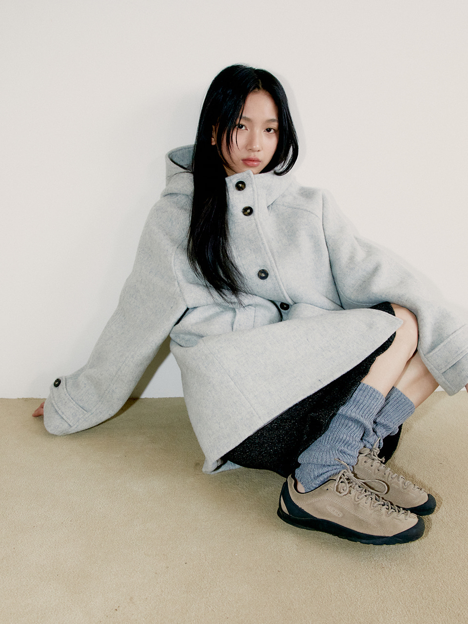 Oafish | RICH WOOL HALF COAT