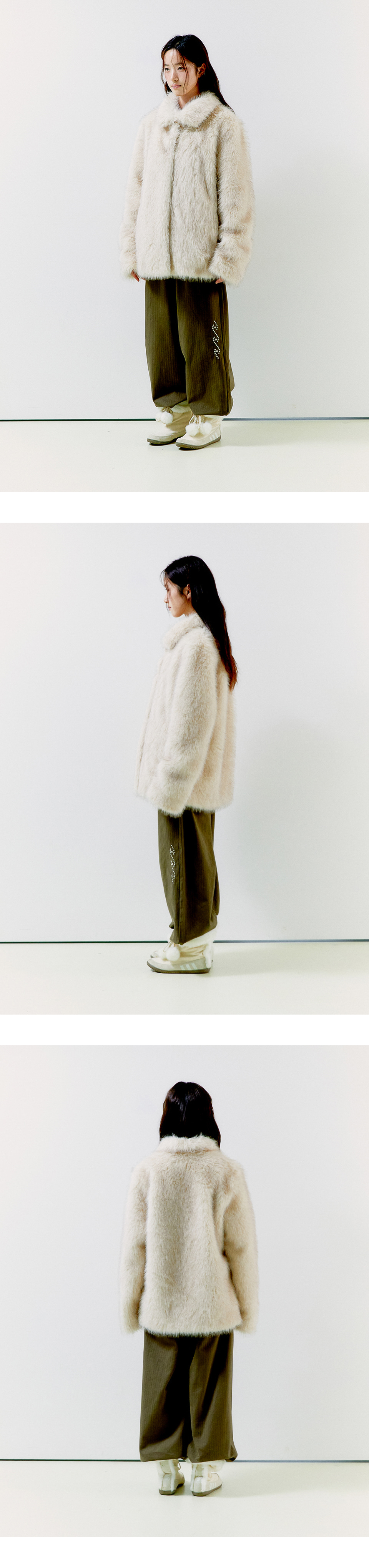 Oafish | FLUFFY MIX FUR JACKET