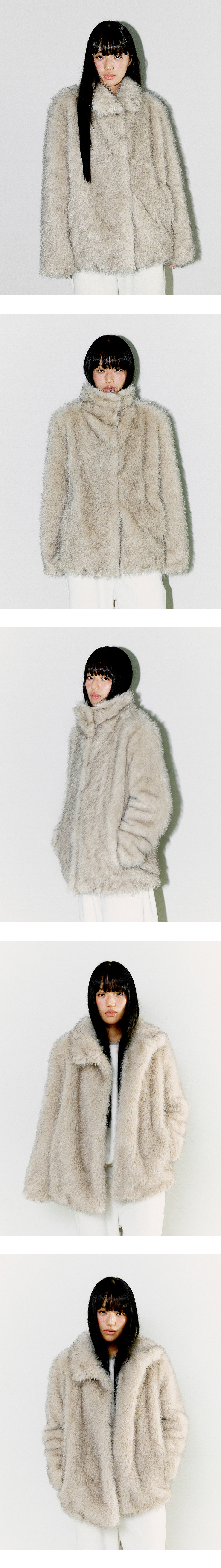 Oafish | FLUFFY MIX FUR JACKET