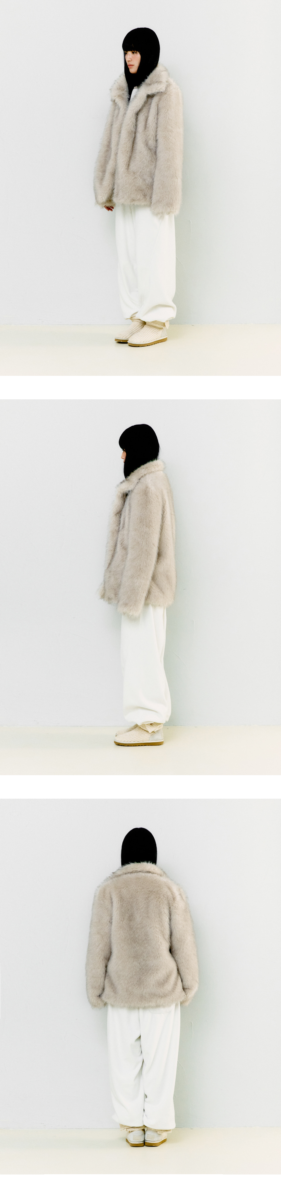 Oafish | FLUFFY MIX FUR JACKET