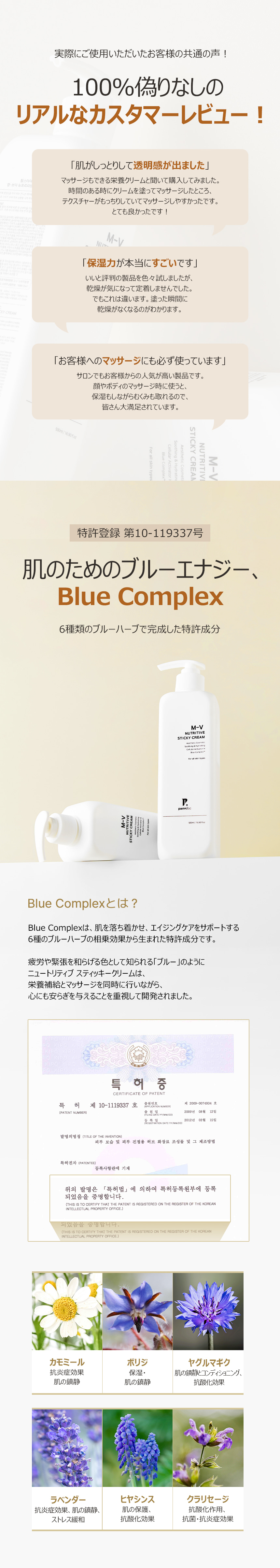 Pamsibc] M-V Nutritive Sticky Cream 500ml - Anna's DAZZ