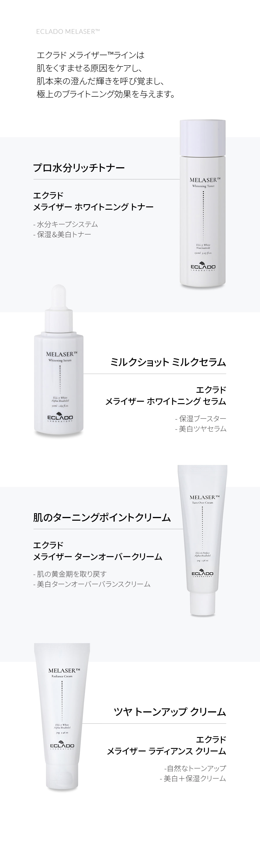 Eclado] Melaser Whitening Toner 150ml - Anna's DAZZ