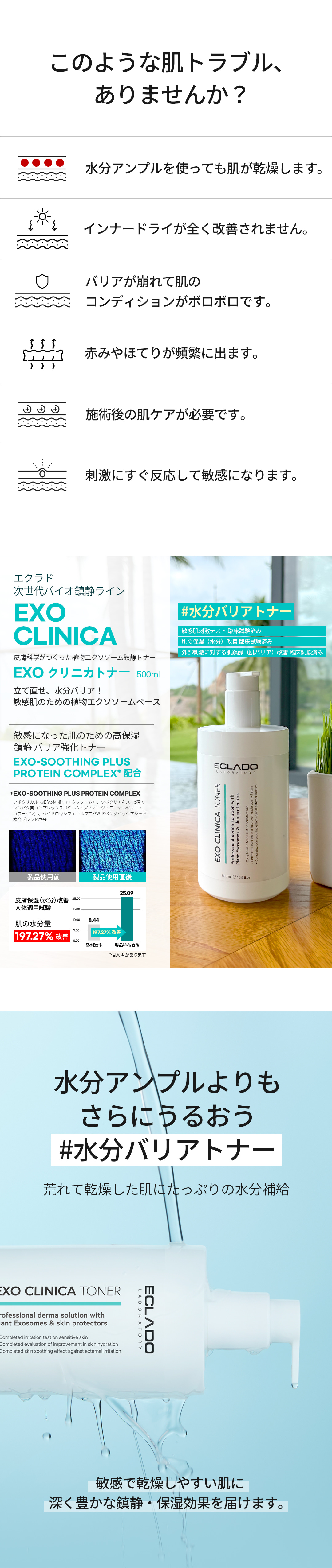 Eclado] EXO Clinica Toner 500ml - Anna's DAZZ