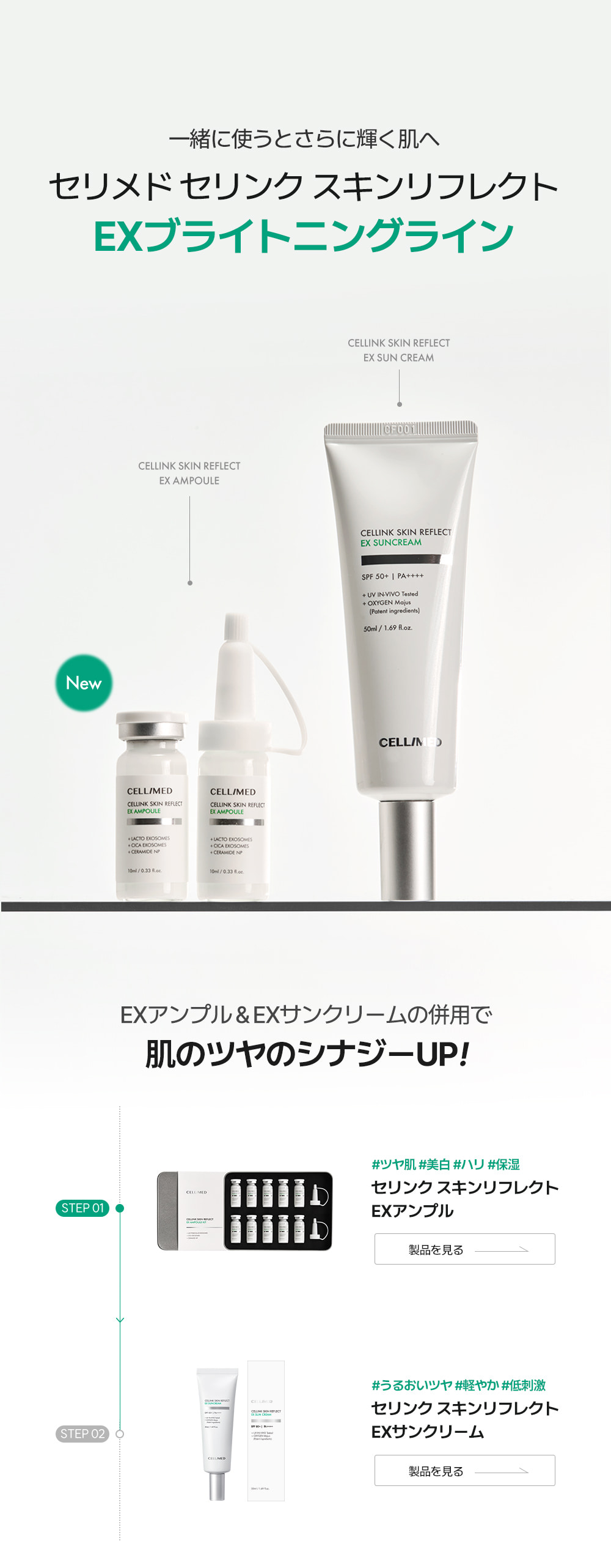 Cellimed] Cellink Skin Reflect Ex Ampoule (10ml*10ea *2box