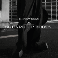 Square Lip Boots (2color)