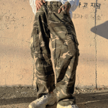 Street Military Cargo Pants.(2color)