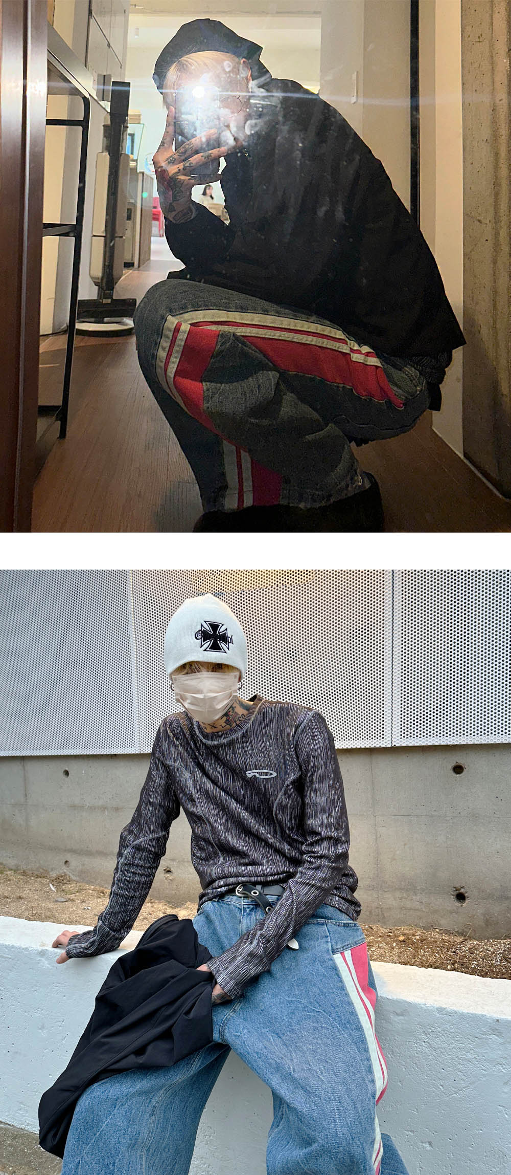 머플러 모델 착용 이미지-S1L3