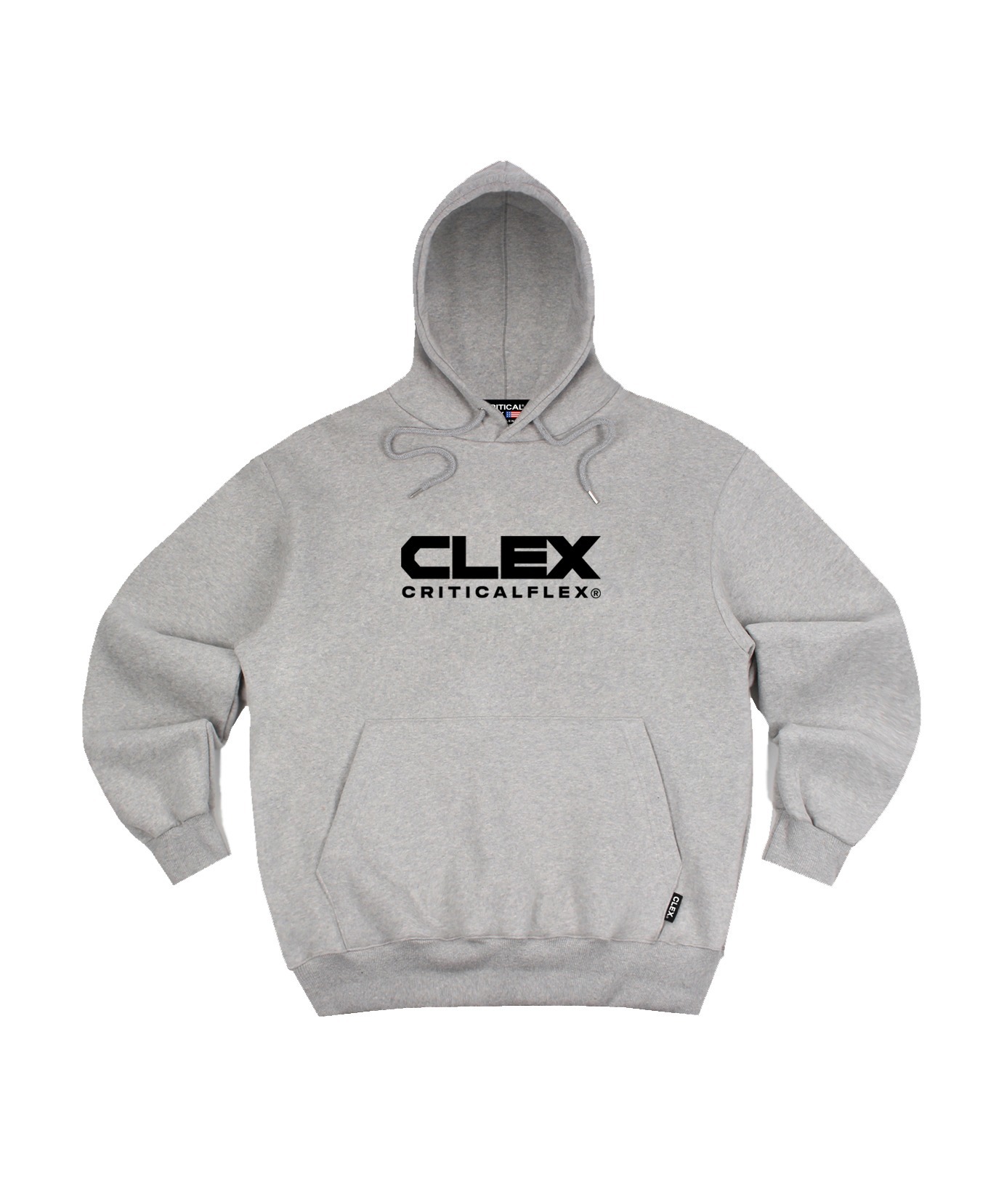 CLEX USA HOODIE GRAY - CRITICALFLEX