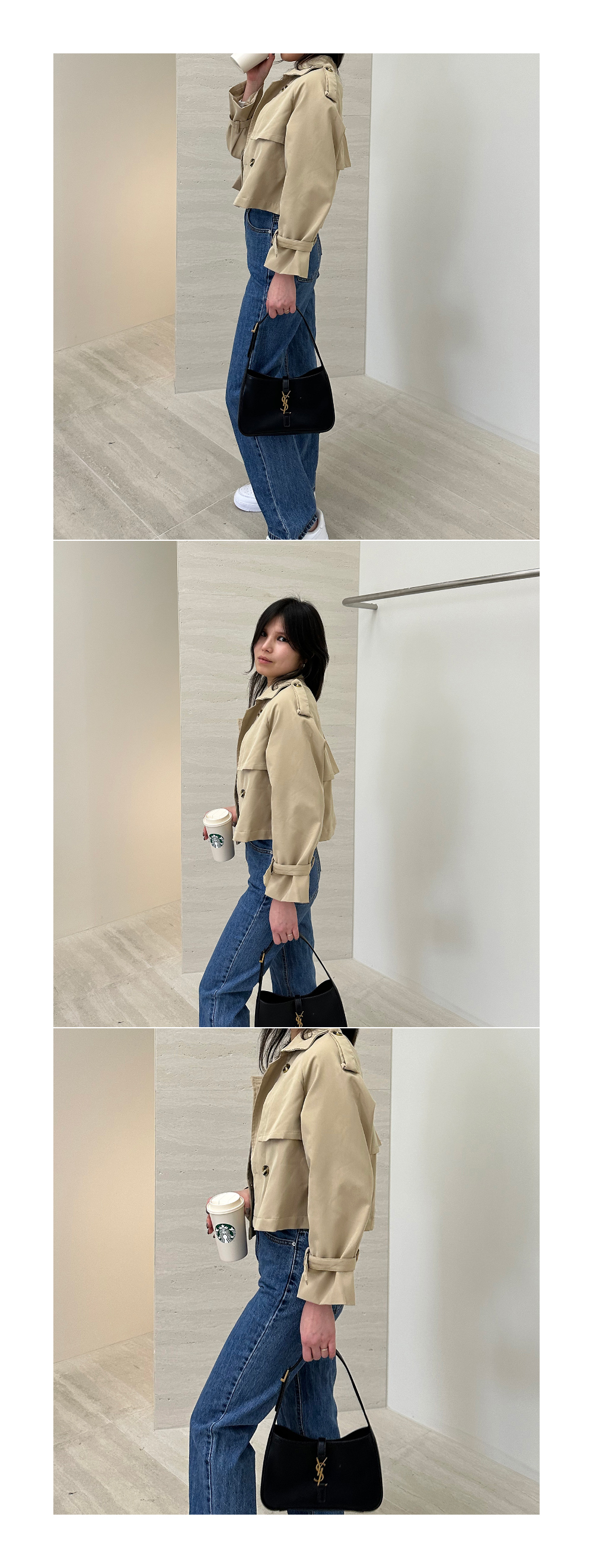 [OODI] 에이미 숏 트렌치 자켓 ( 2 color ) 상세 이미지 14
