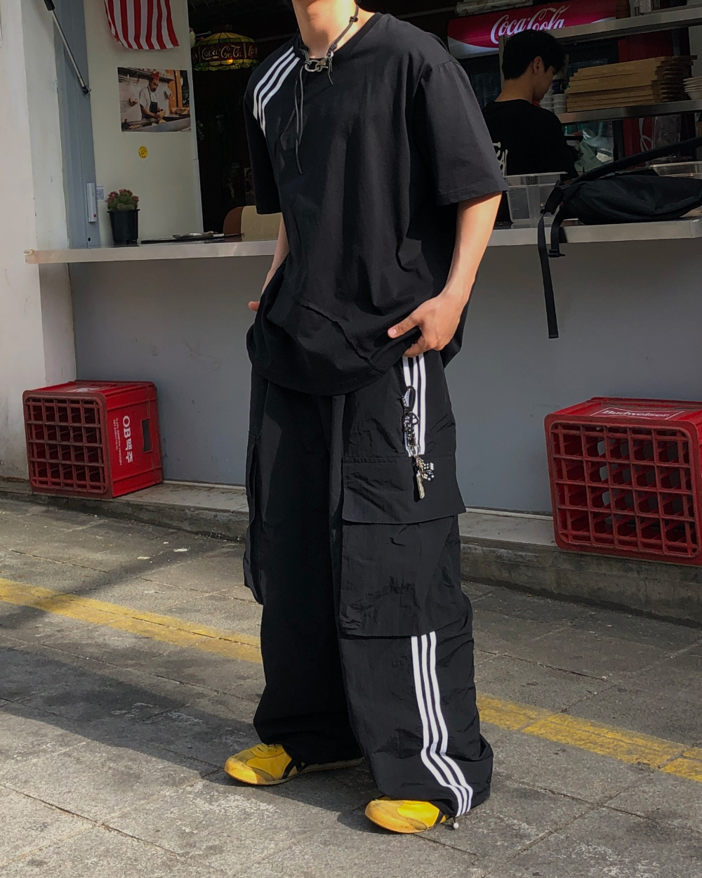 바지 모델 착용 이미지-S1L29