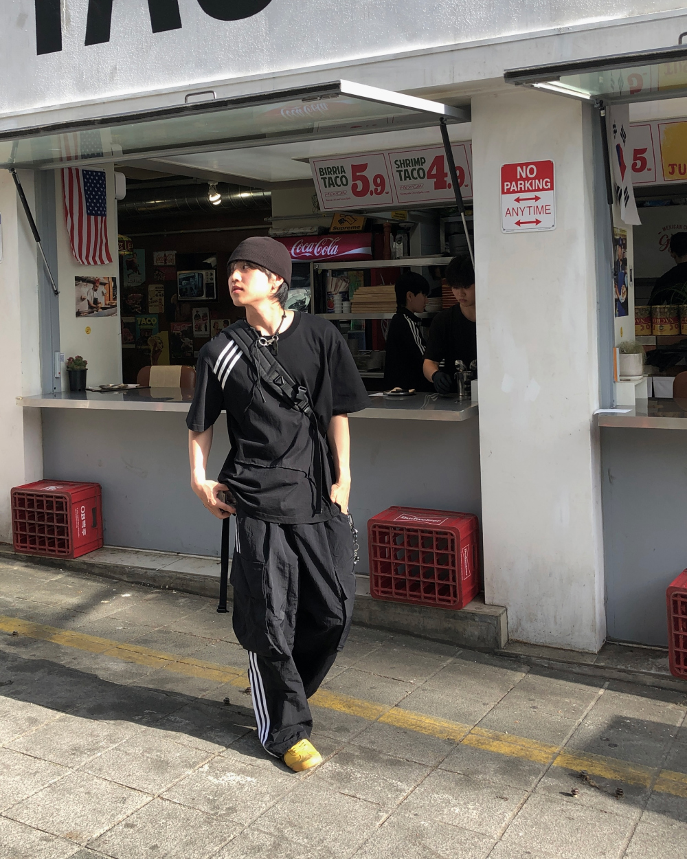 바지 모델 착용 이미지-S1L24