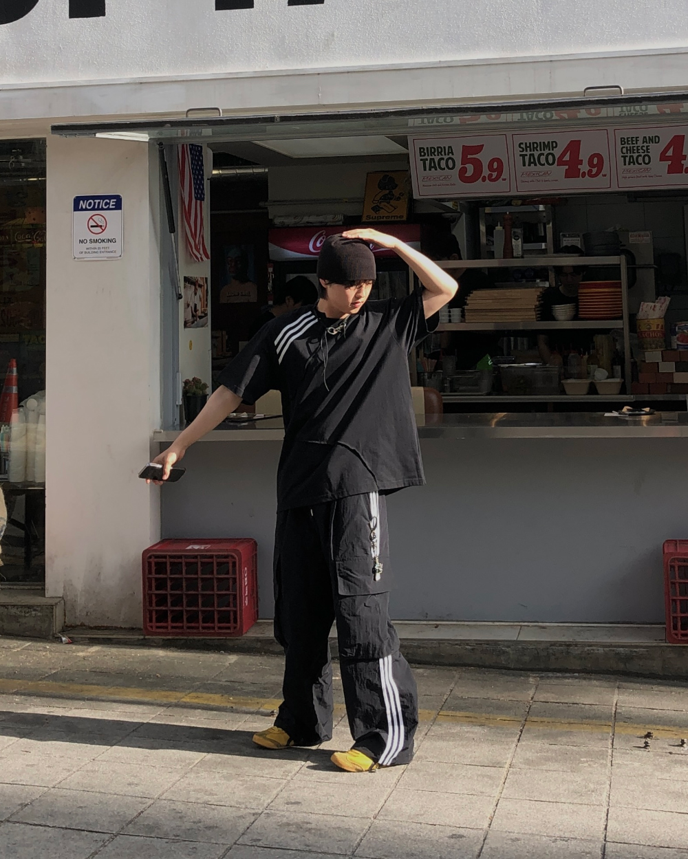 바지 모델 착용 이미지-S1L26