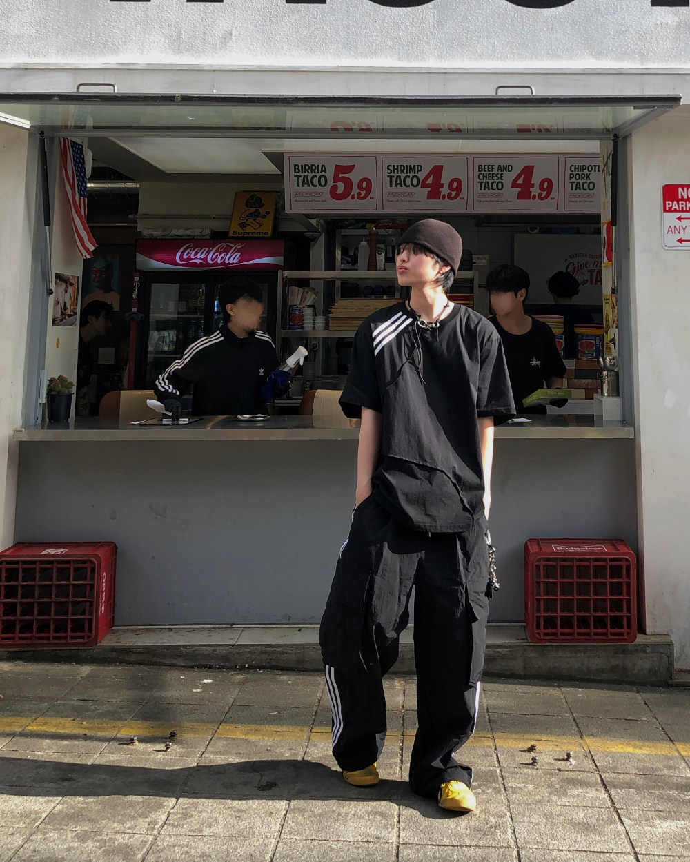 바지 모델 착용 이미지-S1L15