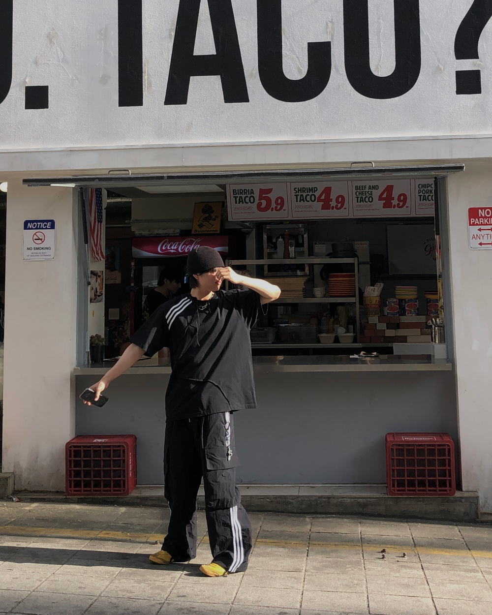 바지 모델 착용 이미지-S1L32