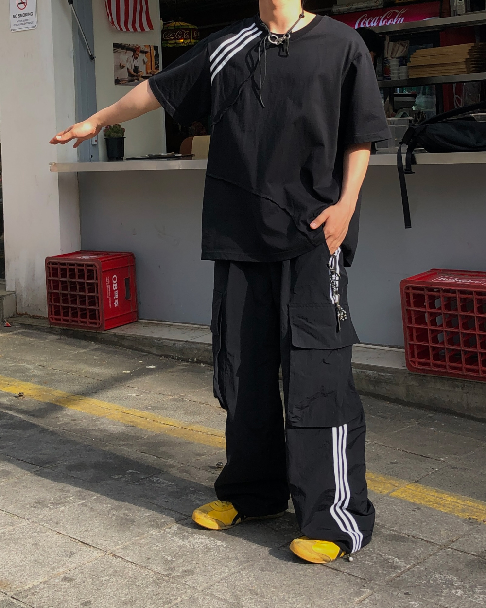 바지 모델 착용 이미지-S1L20