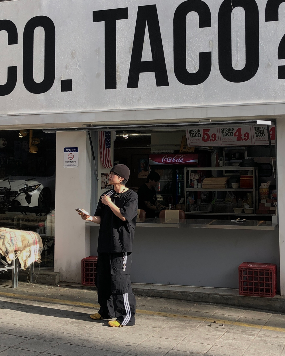 바지 모델 착용 이미지-S1L31