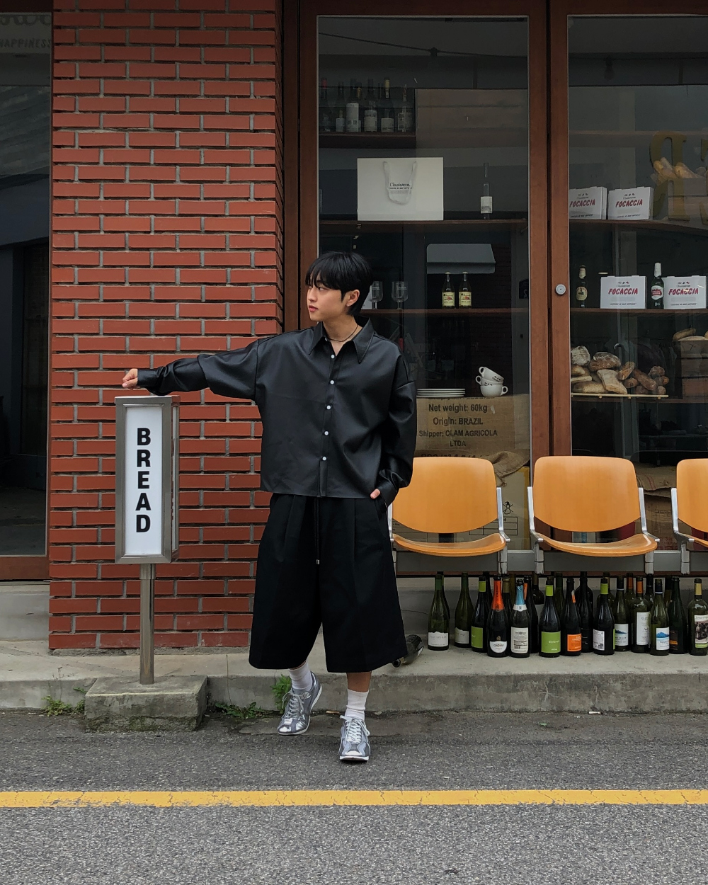 바지 모델 착용 이미지-S1L22