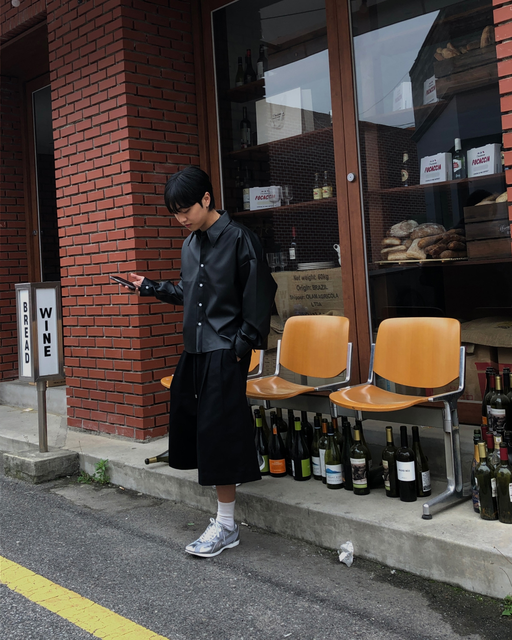 바지 모델 착용 이미지-S1L39