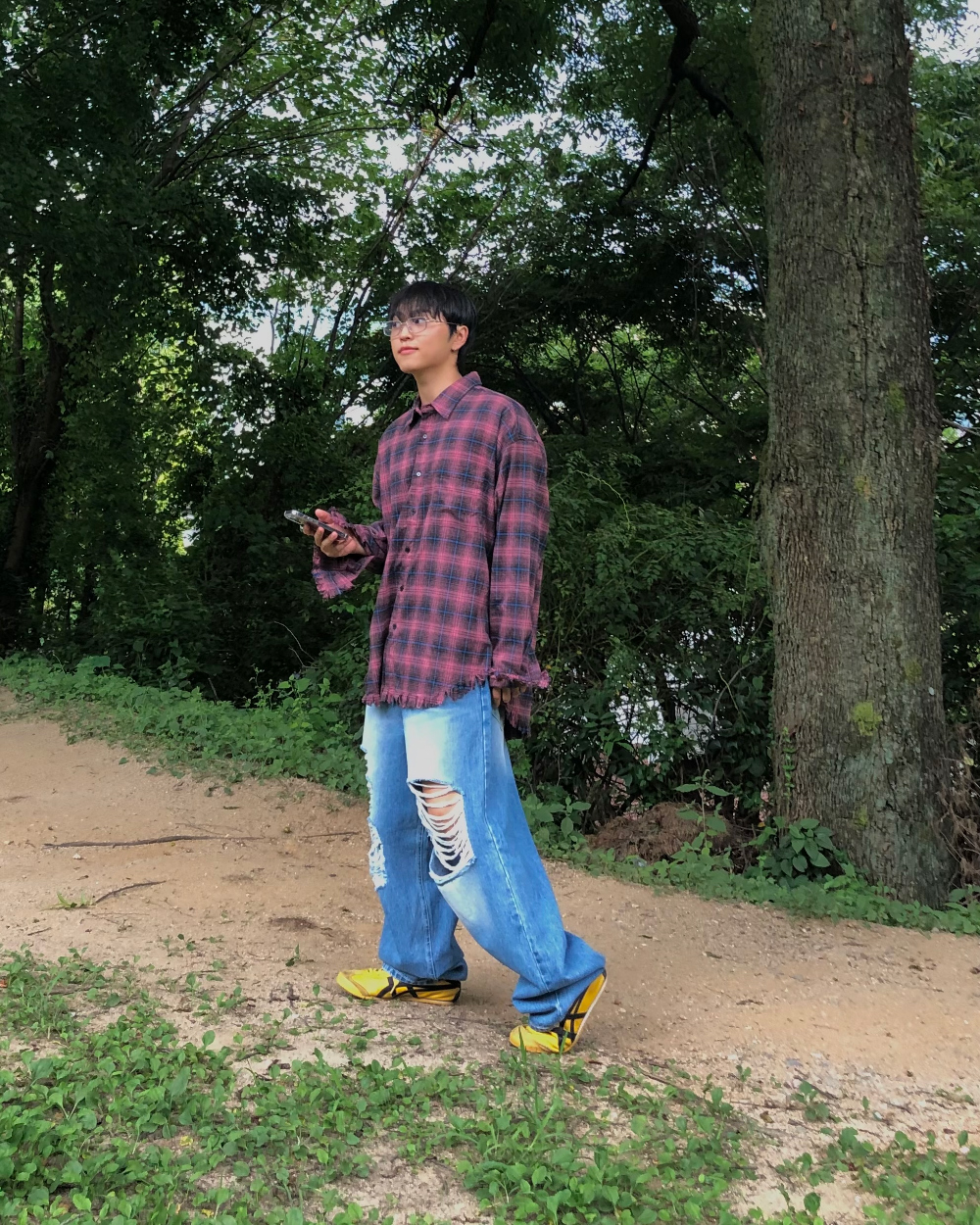 바지 모델 착용 이미지-S1L26