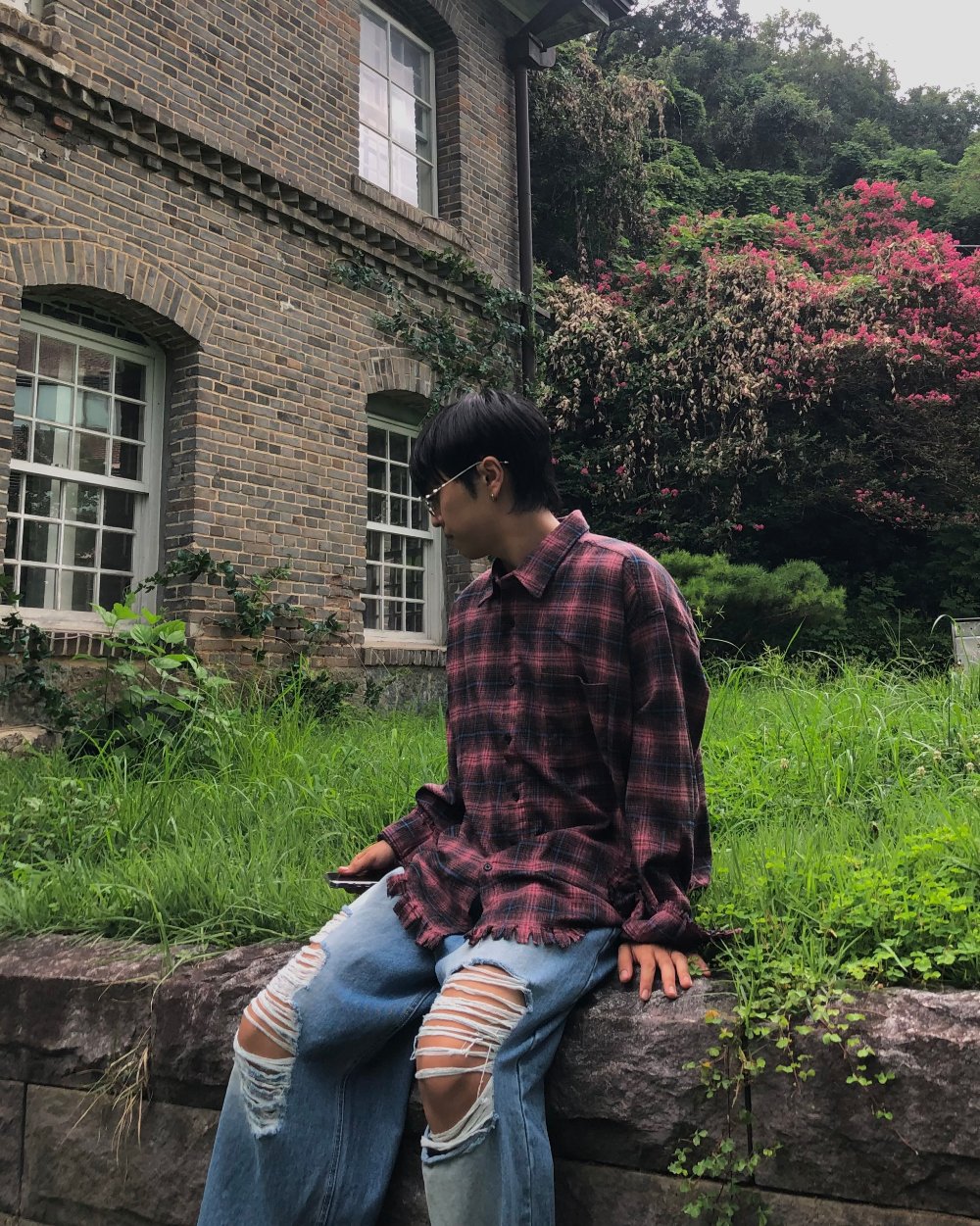 바지 모델 착용 이미지-S1L24