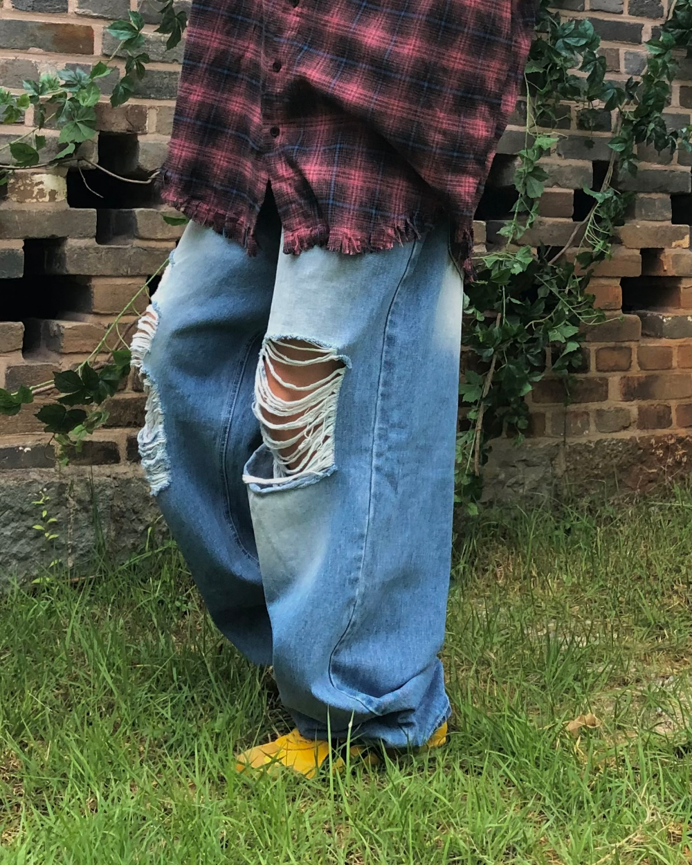 바지 모델 착용 이미지-S1L17