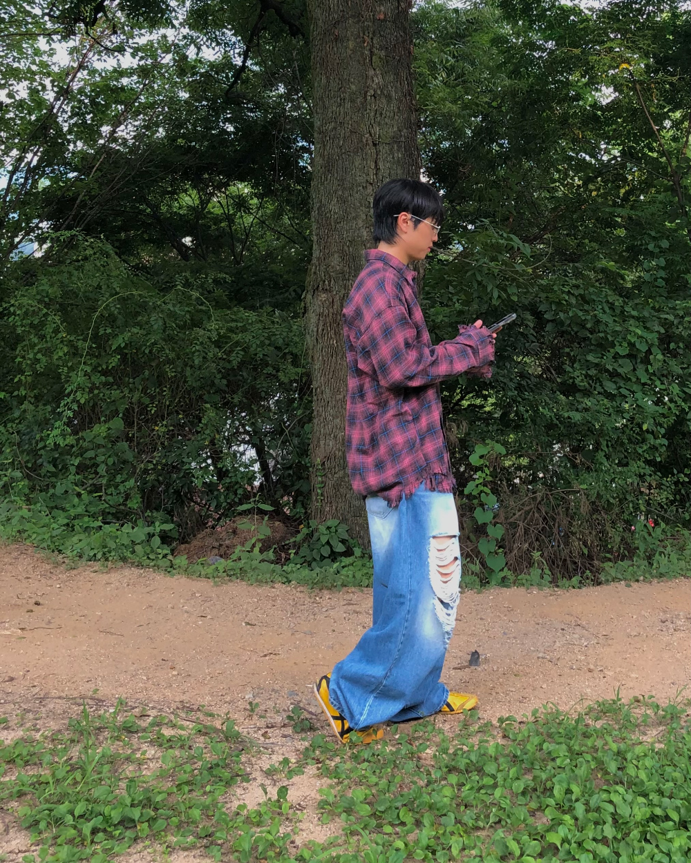 바지 모델 착용 이미지-S1L27